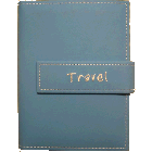Pioneer 4x6 Sky Blue Photo Album, "Travel"